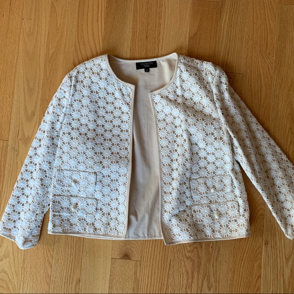 Talbots Jackets & Blazers - Talbots Flower Jacket